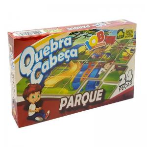 Quebra Cabeça Parque em Madeira com 24 Peças