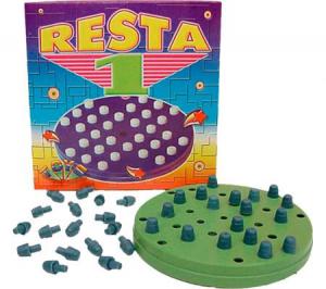 Resta 1 Plástico Portátil Jogo Educativo Infantil