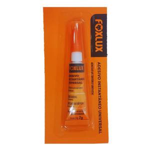 Cola Adesiva Instantanea Universal 2Gr - Foxlux