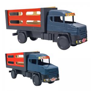 Caminhão Boiadeiro Infantil Madeira e Plástico 30Cm