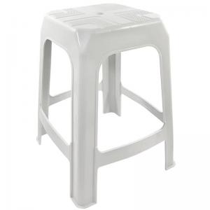 Banqueta Plastica Branca - Arqplast