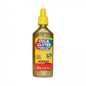 Cola Glitter Dourado 23G Acrilex