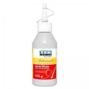 Cola Silicone Artesanato Tekbond 100Ml Transparente
