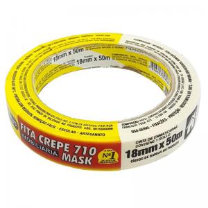 Fita Crepe Adelbras Mask 18Mmx50M Multiuso