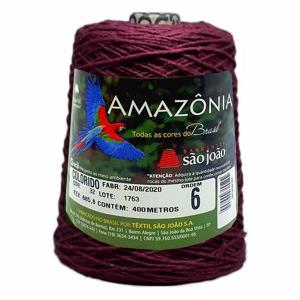 Barbante Amazônia Vinho 400G 400M Festas Juninas