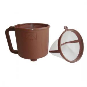 Kit Filtro com Porta Filtro para Cafe 102  - Plast Show