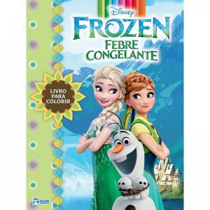 Kit Diversao Frozen Febre Congelante com 6 Mini Lapis de Cor - Bicho Esp