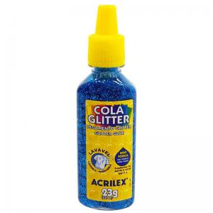 Cola Glitter Azul 23G - Acrilex