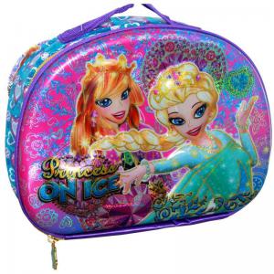 Lancheira Escolar Princess On Ice 6D - Vozz