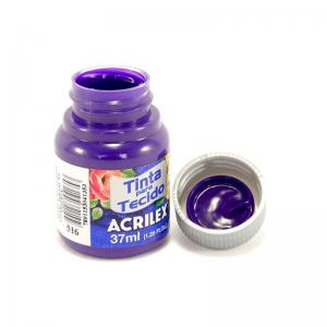 Tinta Tecido Acrilex Violeta 37Ml Artesanato