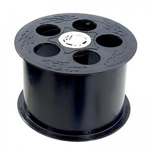 Carretilha Pipa Plástica Preta 15Cm Presente Criativo