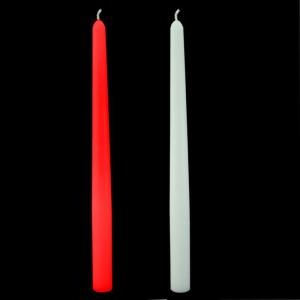 Enfeite Natal Vela para Castical 30Cm Detalhe Or