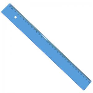 Régua Acrilica 30Cm Azul - Carbrink