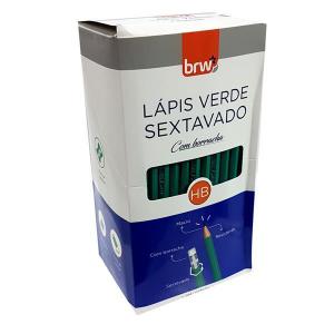 Lápis Preto Hb N.2 Sextavado com Borracha Brw - Caixa 144 Unidades
