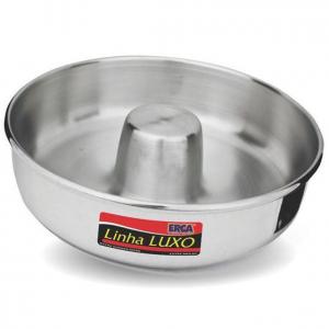Forma Redonda Pudim Alumínio Luxo 2,5L