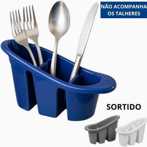 Escorredor de Talheres Plástico Compacto Cozinha Prático