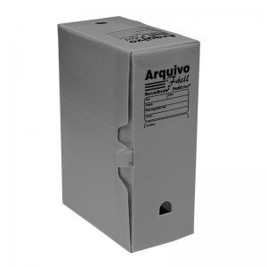 Arquivo Morto Polionda Cinza 35X25X13Cm Polibras