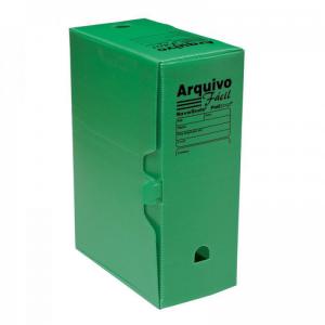 Arquivo Morto Polionda Verde 35X25X13Cm Polibras