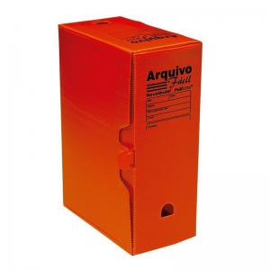 Arquivo Morto Polionda Vermelho 35X25X13Cm Polibras