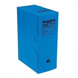 Arquivo Morto Pp Polionda Azul 35X25X13Cm - Polibras