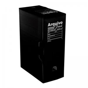 Arquivo Morto Polionda Preto 35X25X13Cm Polibras