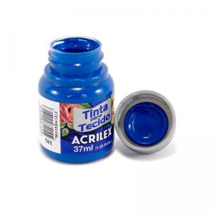Tinta Tecido Acrilex Azul Turquesa 37Ml