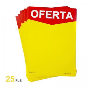 Cartaz em Papel de Oferta 15X21Cm Duplex Amarelo - Radex