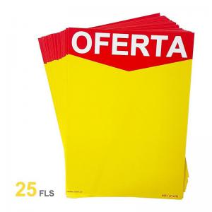 Cartaz Oferta Amarelo Duplex 21X29Cm Promocional