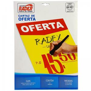 Cartaz em Papel de Oferta 29X42Cm Duplex Amarelo - Radex