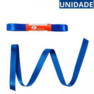 Fita de Cetim Azul Royal 10Mmx10M para Artesanato