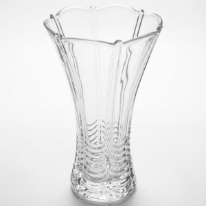 Vaso Vidro Cristal Jane Acinturado 23,5cm - Rojemac