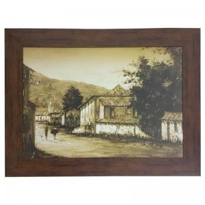 Quadro com Moldura Flor 60X90 - Triax