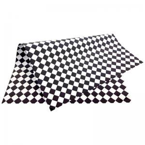 Papel Colorset 48X66Cm Fantasia Tabuleiro Preto com Branco 20 Folhas - Vmp
