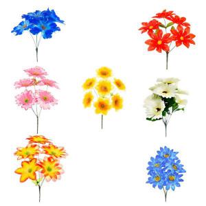 Buque Dalia com 5 Galhos Sortidos 29Cm - Cp Importação