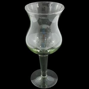 Vaso Taça Margarida Vidro Transparente 35X14Cm