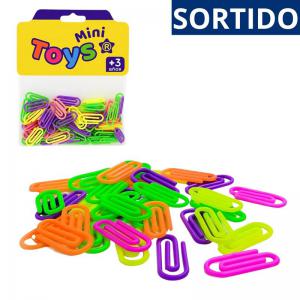 Clips Coloridos Mini Toys Sortidos Pacote com 3