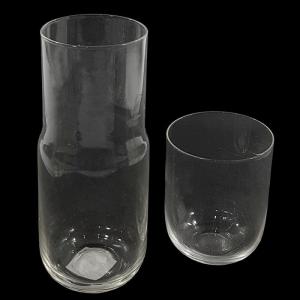 Moringa Vidro com Copo Cristal 700Ml 22Cm - Wincy