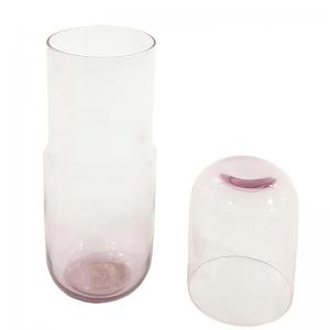 Moringa Vidro com Copo Lilas 700Ml 22Cm - Wincy