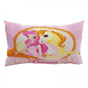 Almofada Pelucia Unicornio Rosa 23X37Cm - Jls Toys - Pre