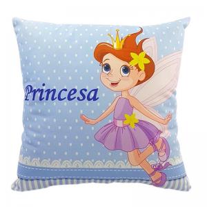 Almofada Pelucia Princesa 37X37Cm - Jls Toys - Ddc