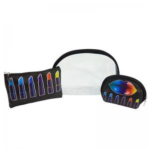 Necessaire Feminina Estampada Kit com 3 Unidades - Fwb - Dnn/Ddm
