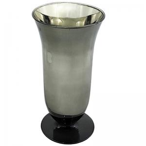 Vaso Vidro Amasterda Onix Espelhado 29Cm - Cristais Parisense