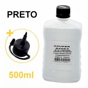 Tinta para Pincel Atomico Preto 500Ml - Radex