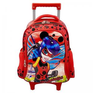 Mochila C/Rodinha Infantil Wondergirl E.v.a Grande 16" - Vozz