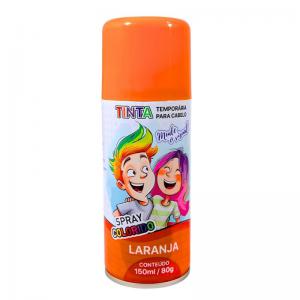 Tinta Spray Cabelo Laranja Temporária 150Ml
