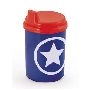 Copo Infantil Plástico 240Ml Tampa Bico Estrela