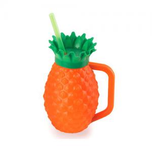 Copo Abacaxi Plástico 500Ml - Presente Criativo