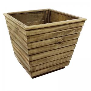 Cachepot Madeira Alaska Colonial 40X40X36Cm - Cestas Brancas