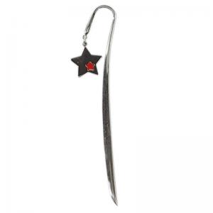 Marca Página Metal com Pingente  Estrela