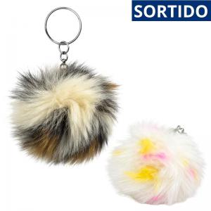 Chaveiro Pelucia Pompom Sortido 7Cm Unidade